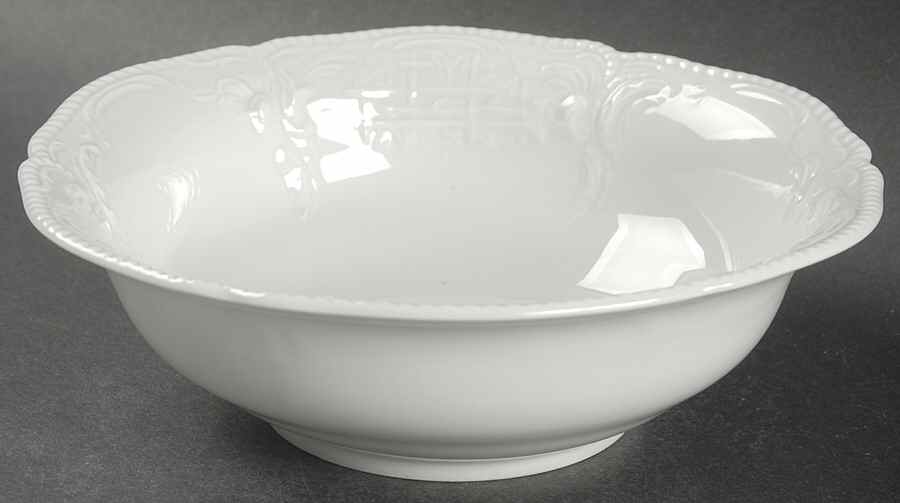 Sanssouci White Coupe Cereal Bowl by Rosenthal - Continental-1