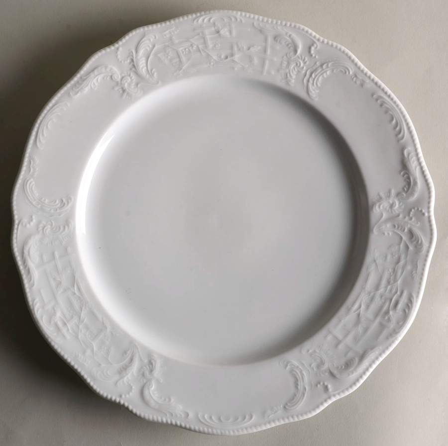 Sanssouci White Service Plate (Charger) by Rosenthal - Continental-1