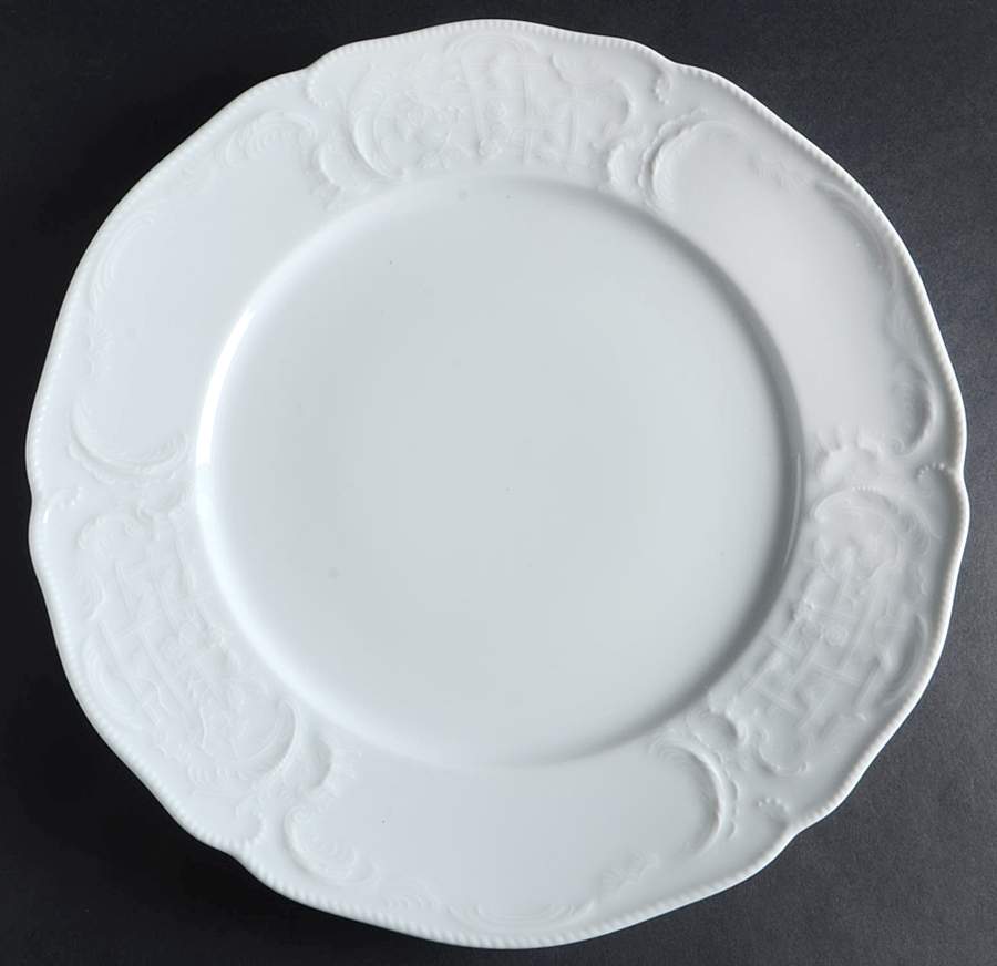 Sanssouci White 12" Chop Plate (Round Platter) by Rosenthal - Continental-1