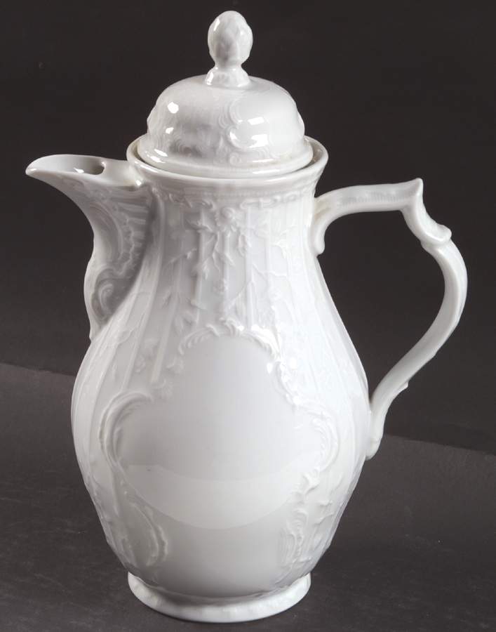 Sanssouci White Coffee Pot & Lid by Rosenthal - Continental-1