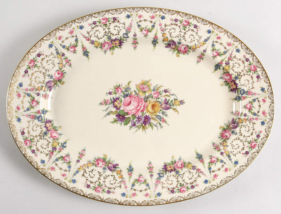 Santa Rosa 14" Oval Serving Platter by Rosenthal - Continental-1