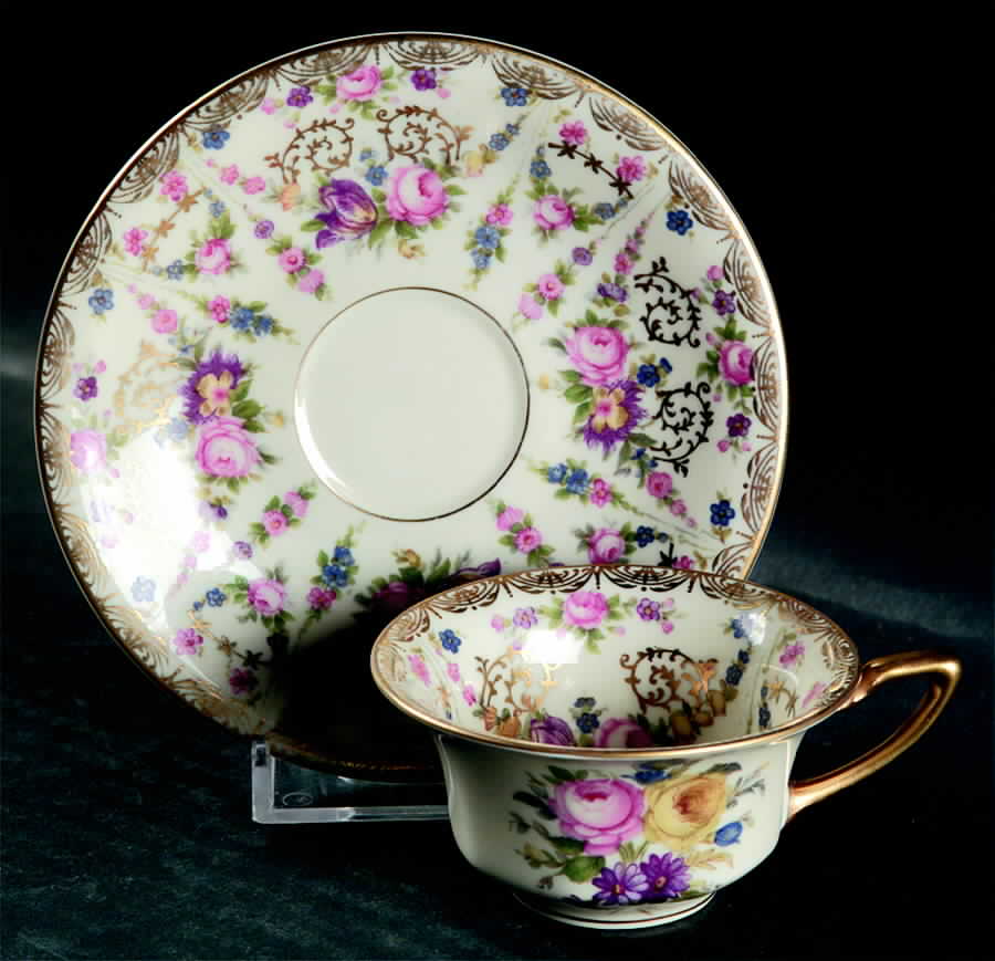 Santa Rosa Flat Demitasse Cup & Saucer Set by Rosenthal - Continental-1