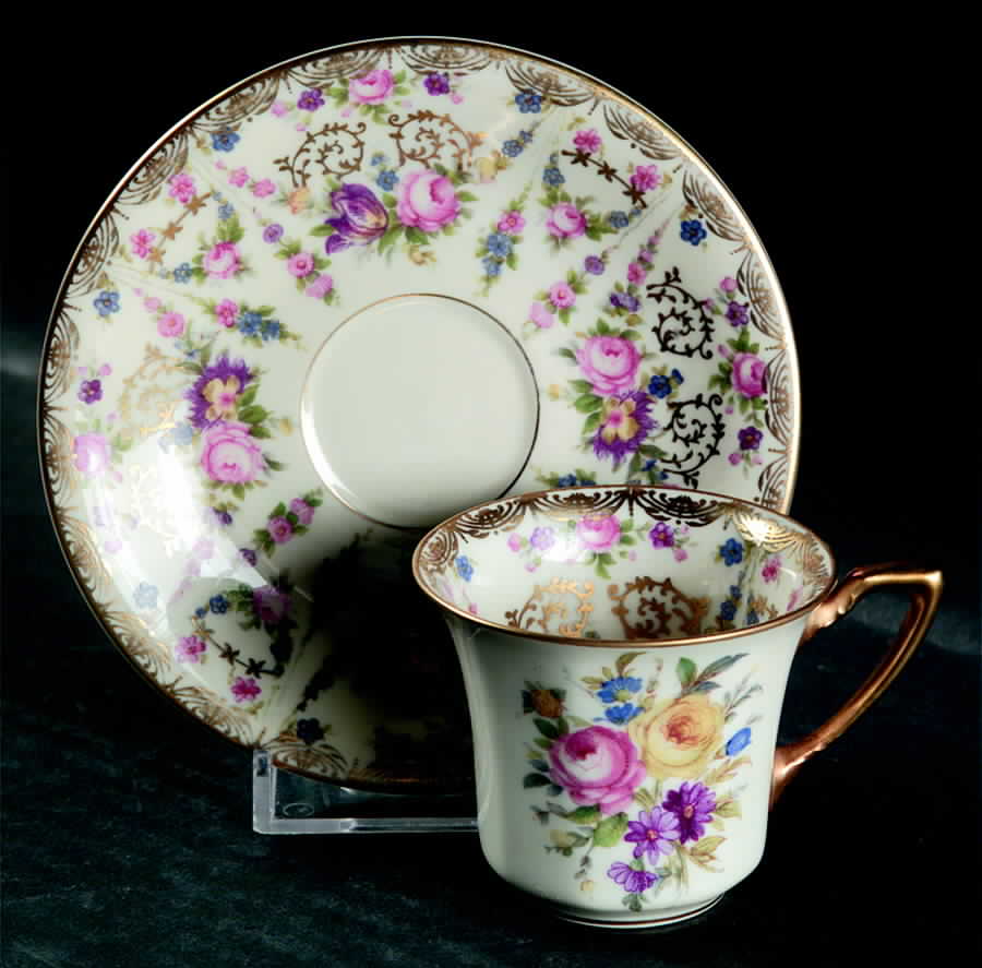 Santa Rosa Flat Demitasse Cup & Saucer Set by Rosenthal - Continental-1