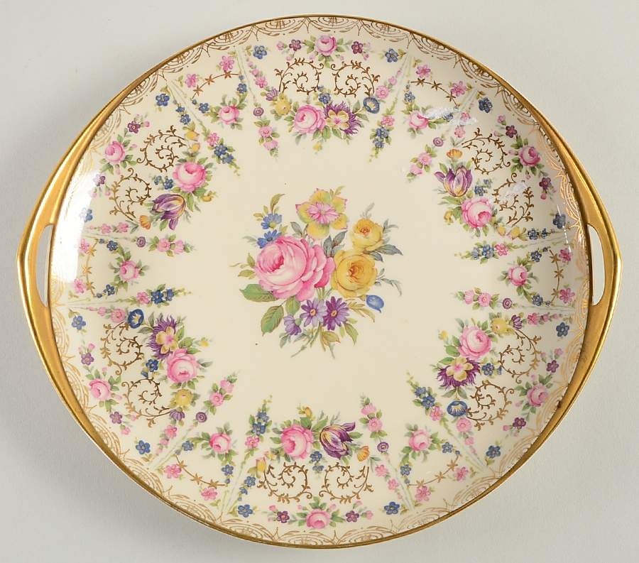 Santa Rosa Handled Cake Plate by Rosenthal - Continental-1
