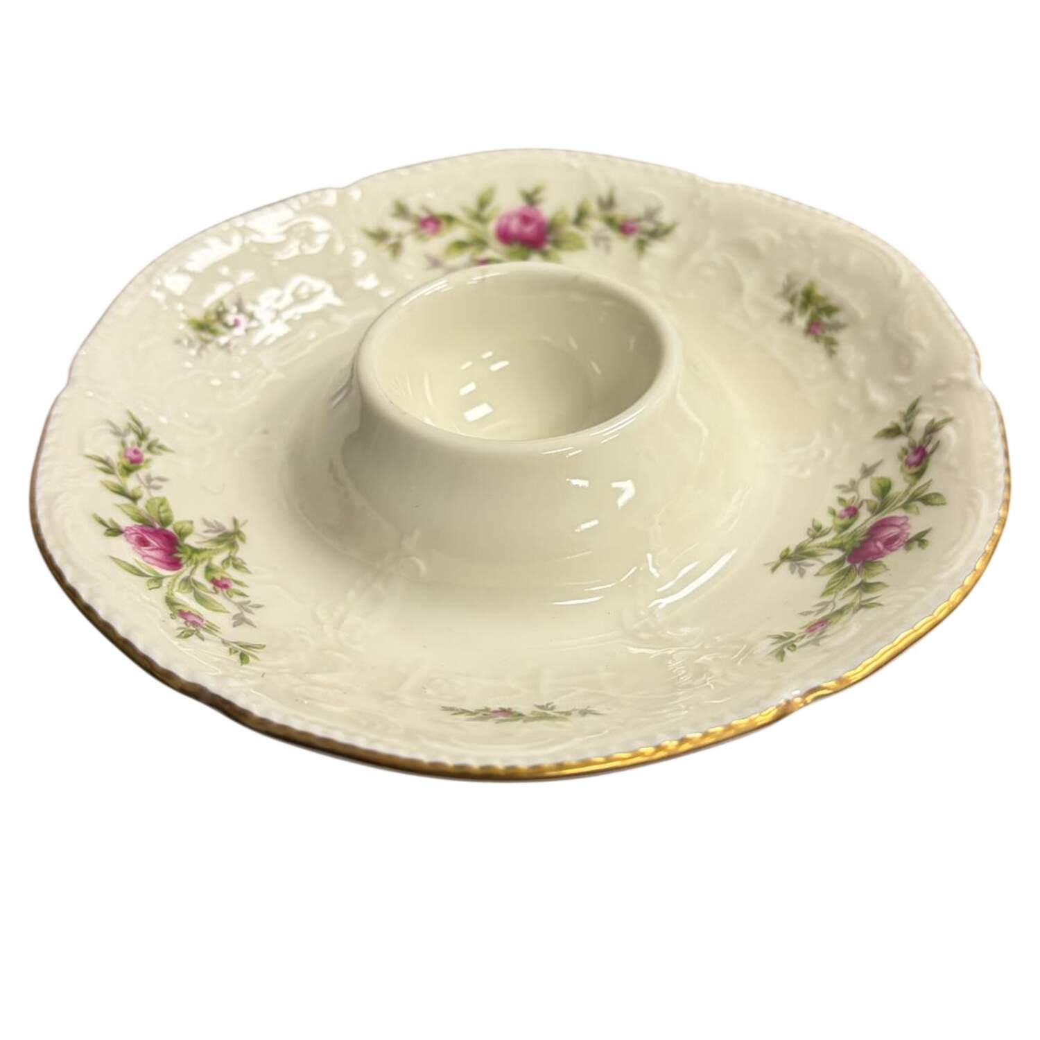 Sanssouci Rose Ivory (Gold Trim) Single Egg Cup by Rosenthal - Continental-1