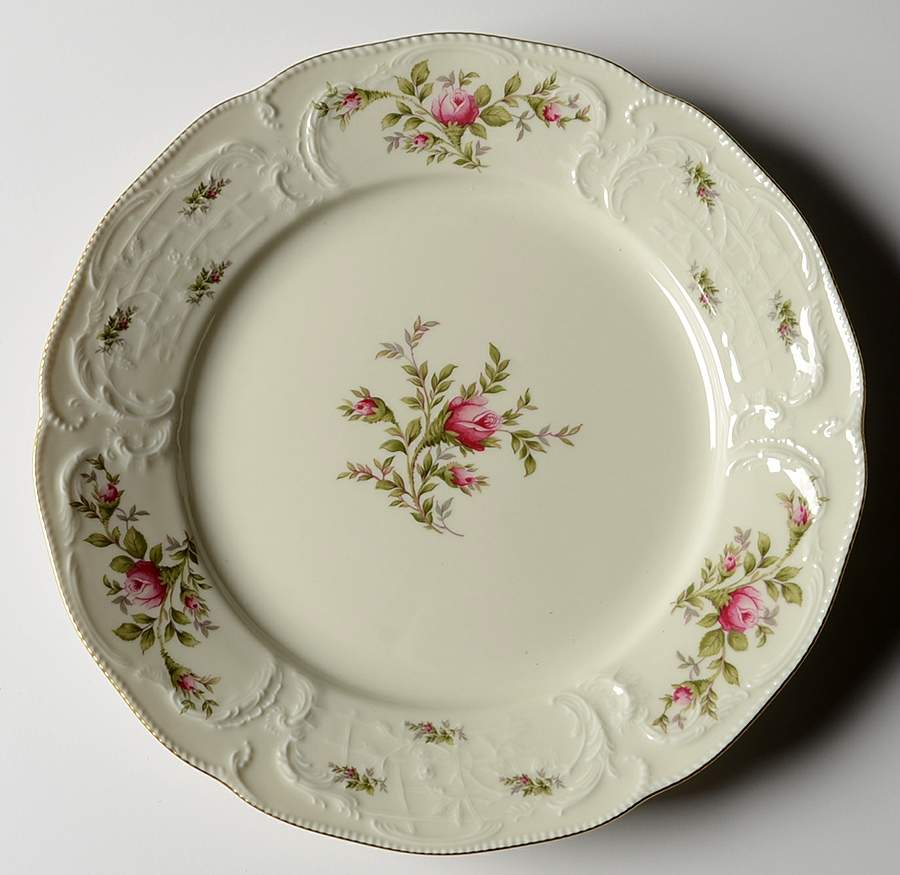 Sanssouci Rose Ivory (Gold Trim) Dinner Plate by Rosenthal - Continental-1