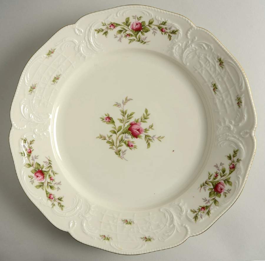 Sanssouci Rose Ivory (Gold Trim) 13" Chop Plate (Round Platter) by Rosenthal - Continental-1