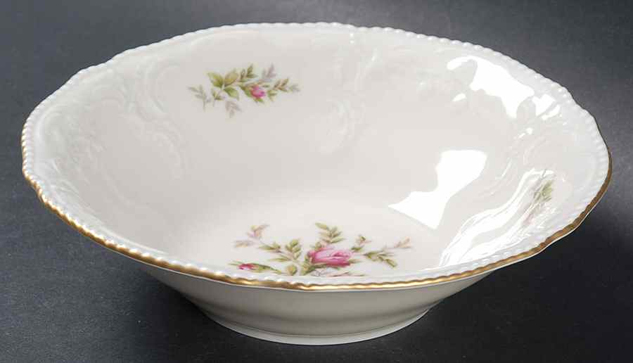 Sanssouci Rose Ivory (Gold Trim) Fruit/Dessert (Sauce) Bowl by Rosenthal - Continental-1