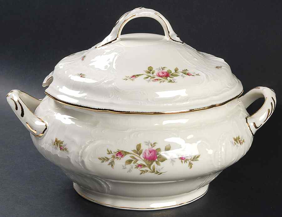 Sanssouci Rose Ivory (Gold Trim) Tureen & Lid by Rosenthal - Continental-1