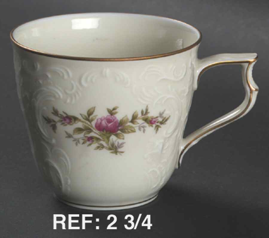 Sanssouci Rose Ivory (Gold Trim) Flat Cup by Rosenthal - Continental-1