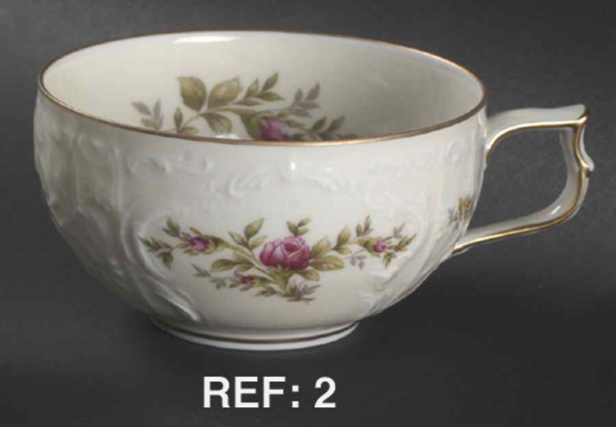 Sanssouci Rose Ivory (Gold Trim) Flat Cup by Rosenthal - Continental-1