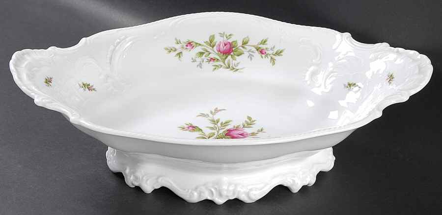 Sanssouci Rose (White, No Trim) Centerpiece by Rosenthal - Continental-1