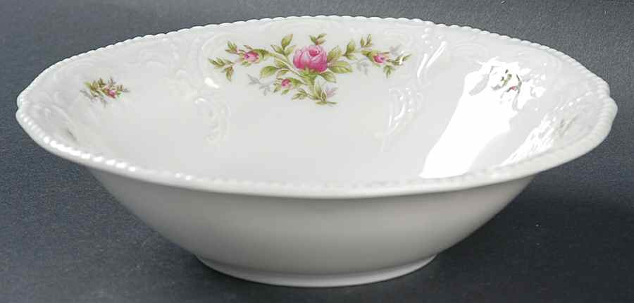 Sanssouci Rose (White, No Trim) Fruit/Dessert (Sauce) Bowl by Rosenthal - Continental-1