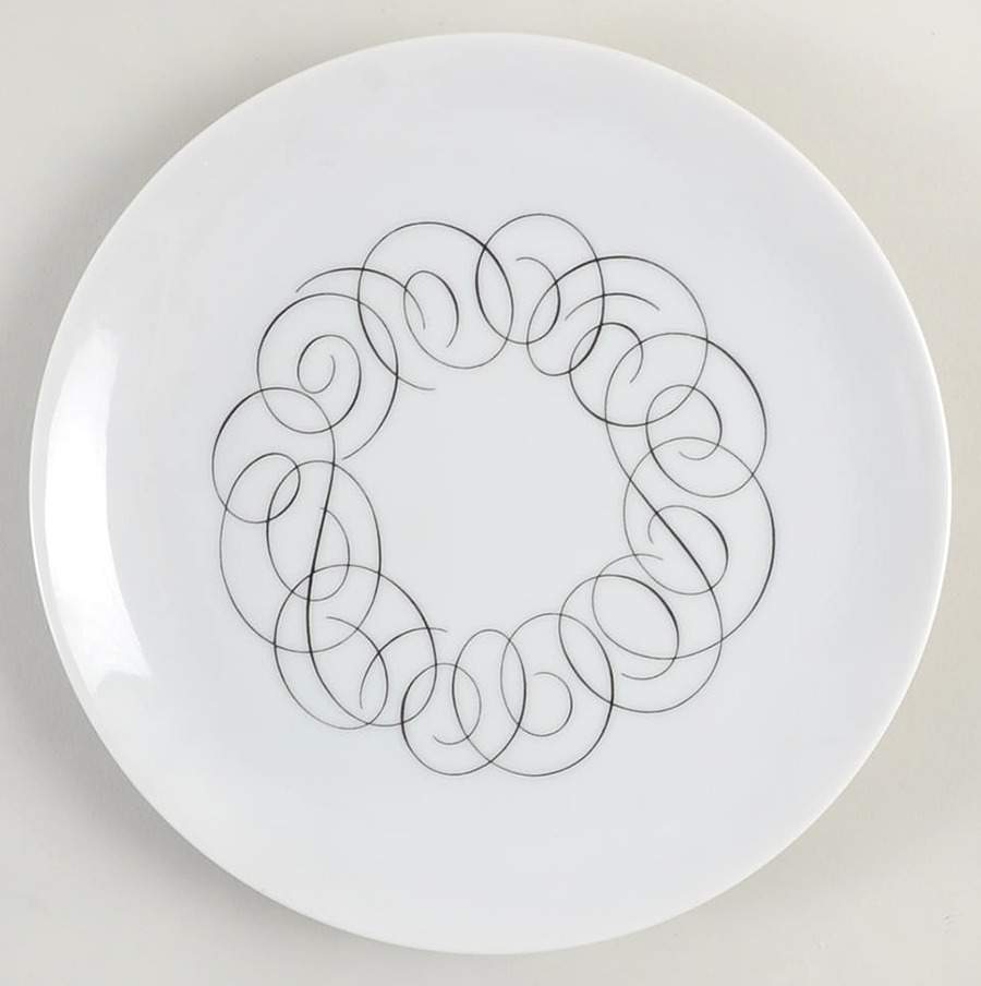 Script Salad Plate by Rosenthal - Continental-1