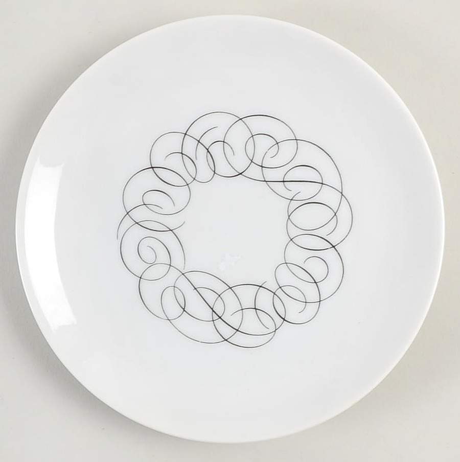 Script Bread & Butter Plate by Rosenthal - Continental-1