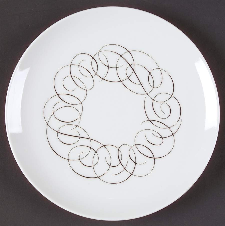 Script Dessert/Pie Plate by Rosenthal - Continental-1