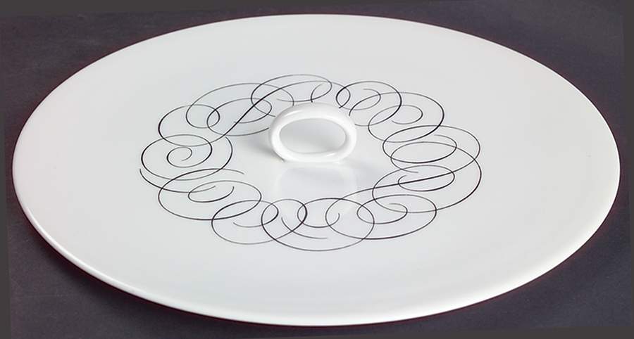 Script Lid for Round Vegetable by Rosenthal - Continental-1