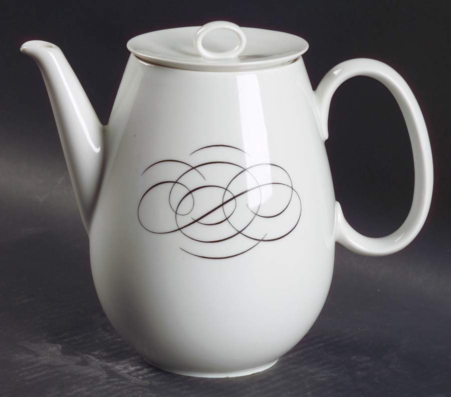 Script Coffee Pot & Lid by Rosenthal - Continental-1