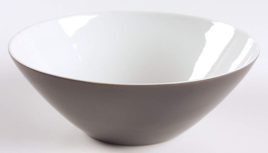 Secunda Gray 9" Round Vegetable Bowl by Rosenthal - Continental-1