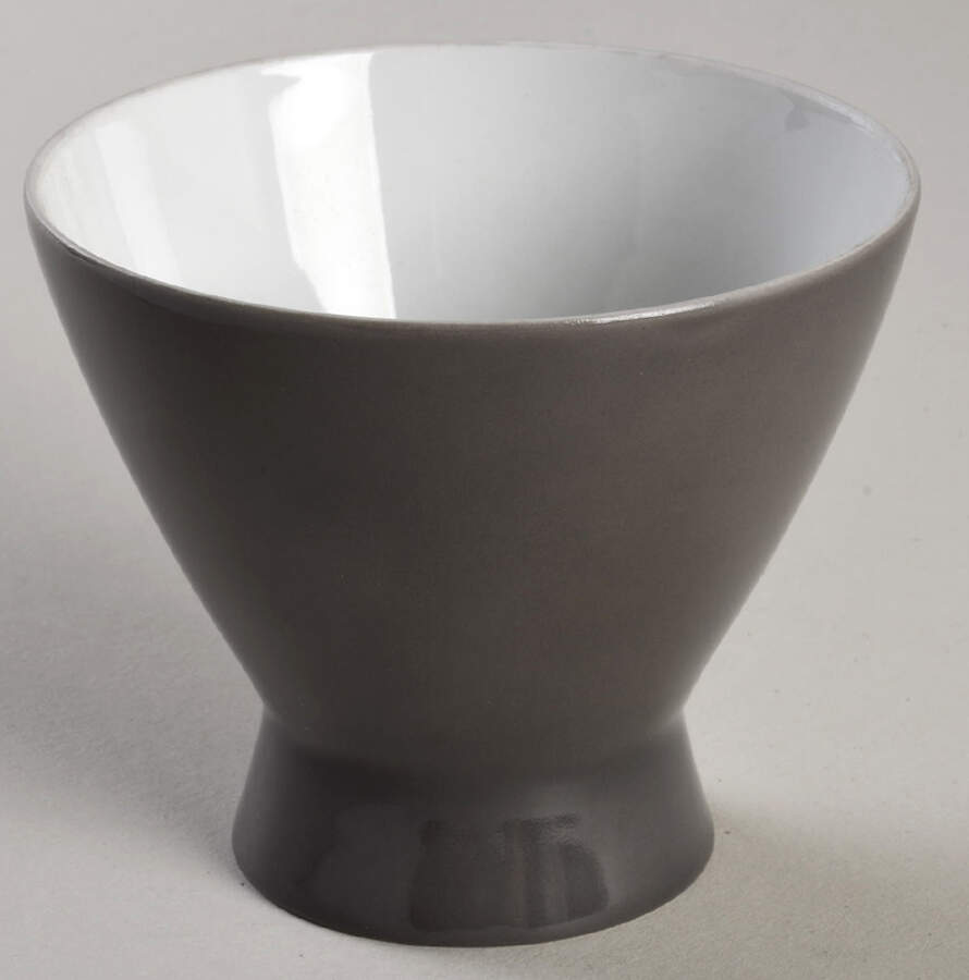 Secunda Gray Sugar Bowl No Lid by Rosenthal - Continental-1