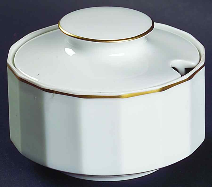 Secunda Gold Sugar Bowl & Lid by Rosenthal - Continental-1