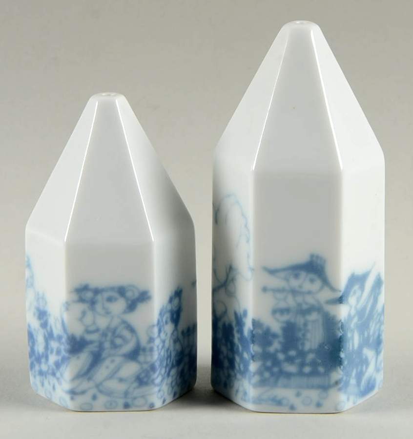 Serenade (Polygon Shape) Salt & Pepper Set by Rosenthal - Continental-1