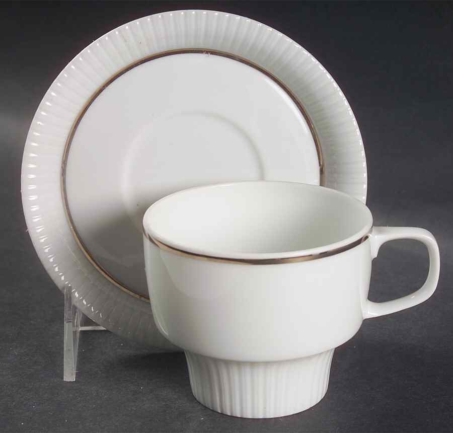 Serenade Flat Cup & Saucer Set by Rosenthal - Continental-1