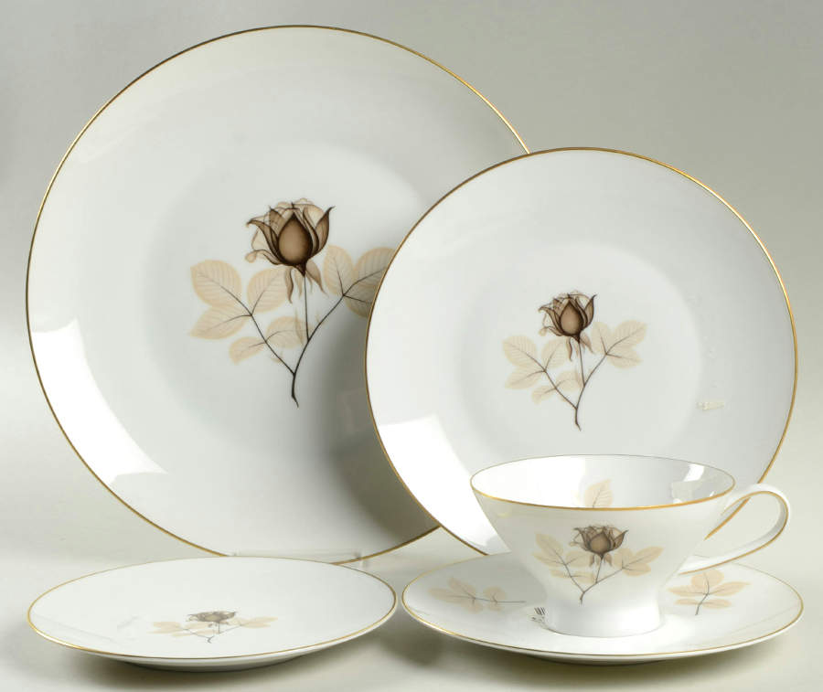 Shadow Rose 40 Piece Estate Set by Rosenthal - Continental-1