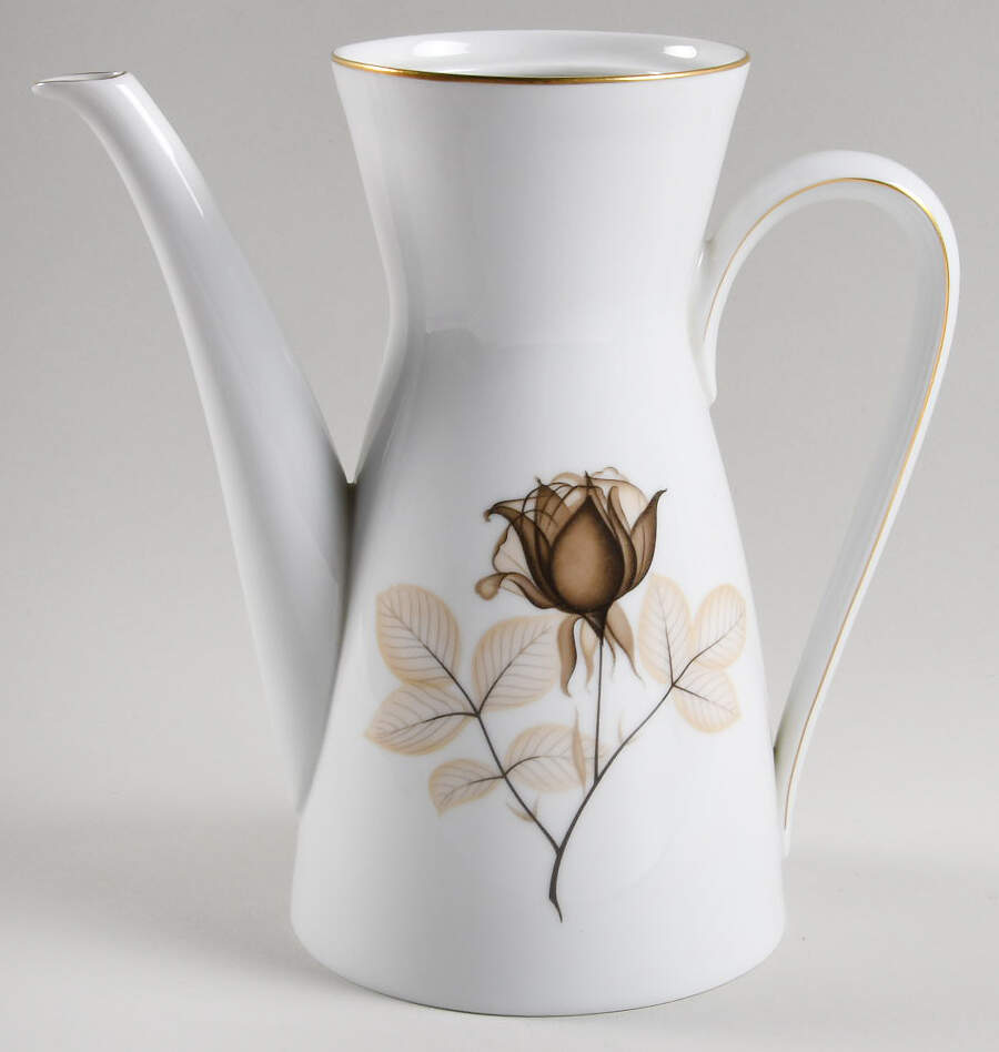 Shadow Rose Coffee Pot No Lid by Rosenthal - Continental-1