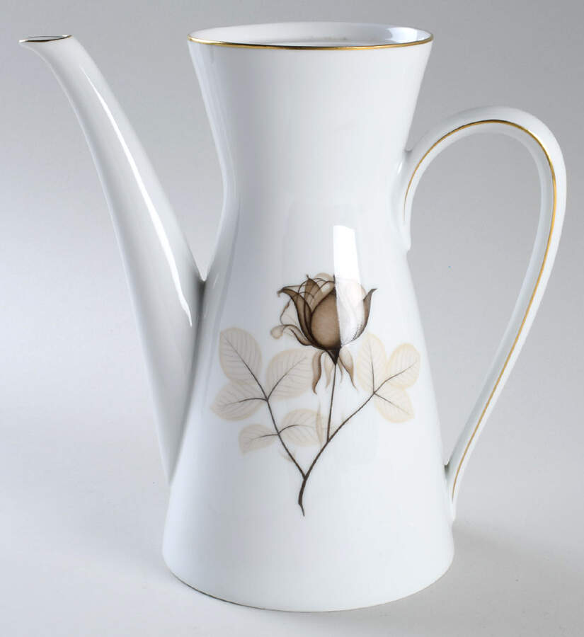 Shadow Rose Coffee Pot No Lid by Rosenthal - Continental-1