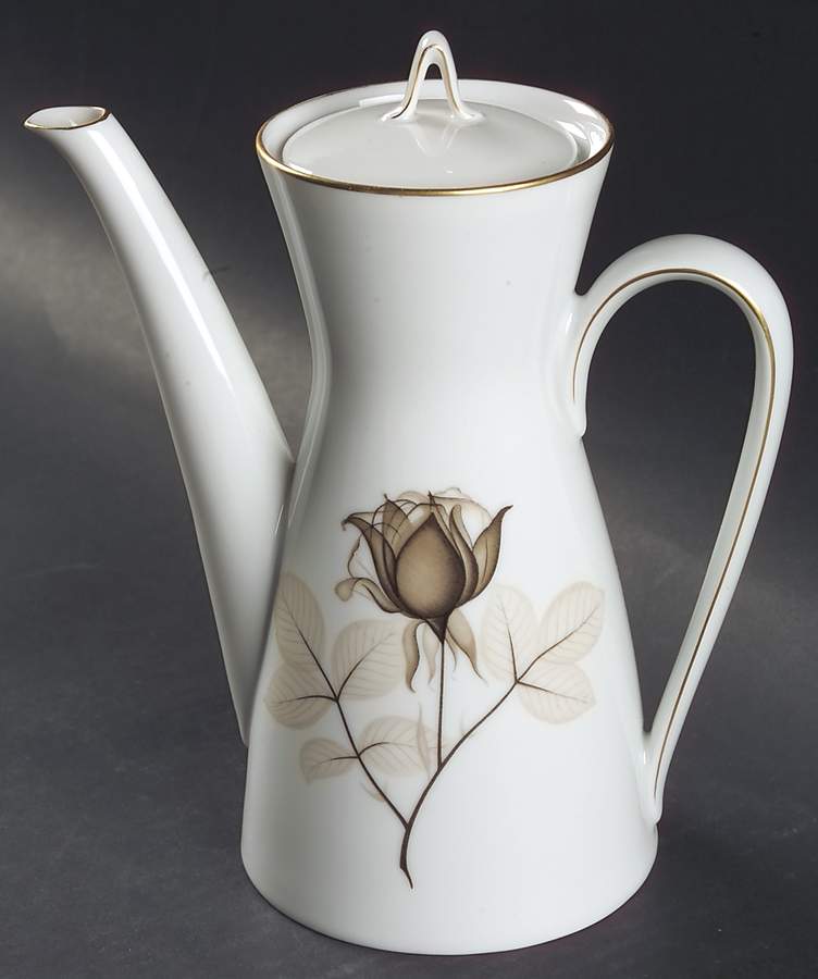 Shadow Rose Mini Coffee Pot & Lid by Rosenthal - Continental-1