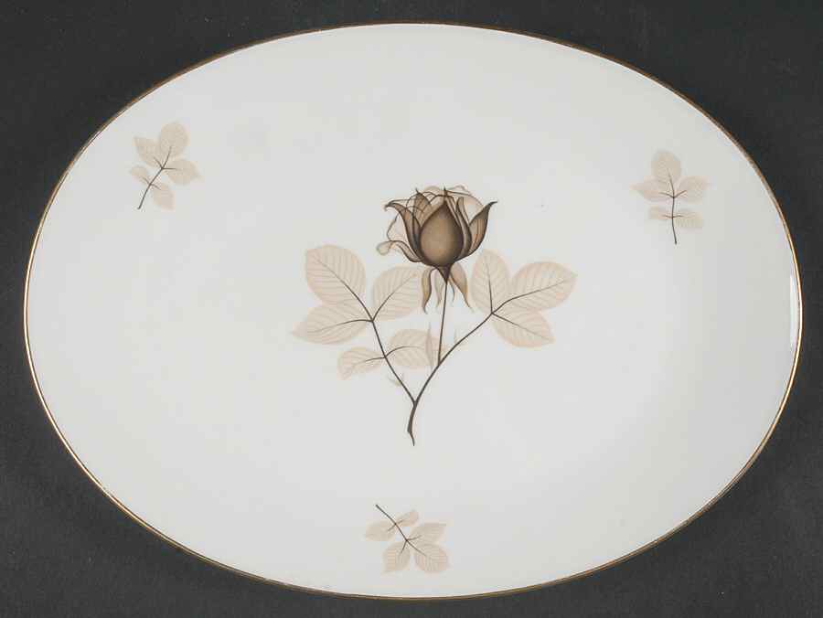 Shadow Rose 11" Oval Serving Platter by Rosenthal - Continental-1