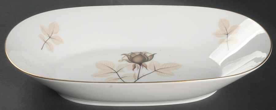 Shadow Rose 11" Oval Vegetable Bowl by Rosenthal - Continental-1