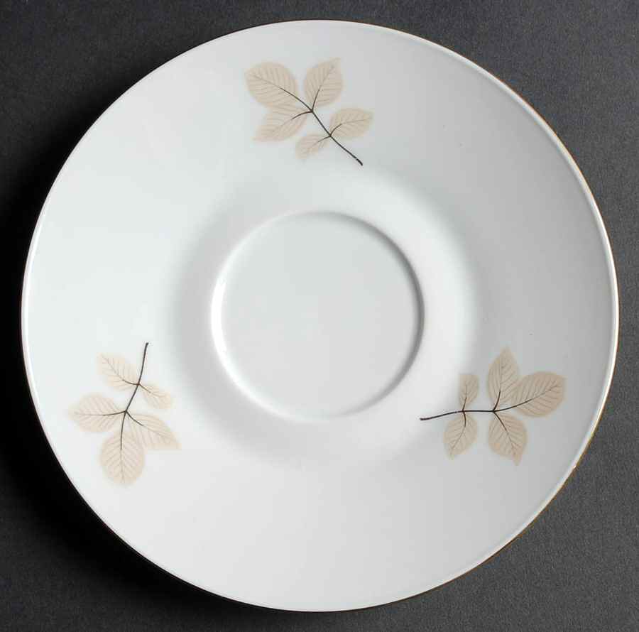 Shadow Rose Saucer for Footed Cream Soup Bowl by Rosenthal - Continental-1