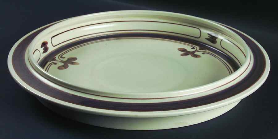 Siena Brown 15" Round Buffet Plate by Rosenthal - Continental-1