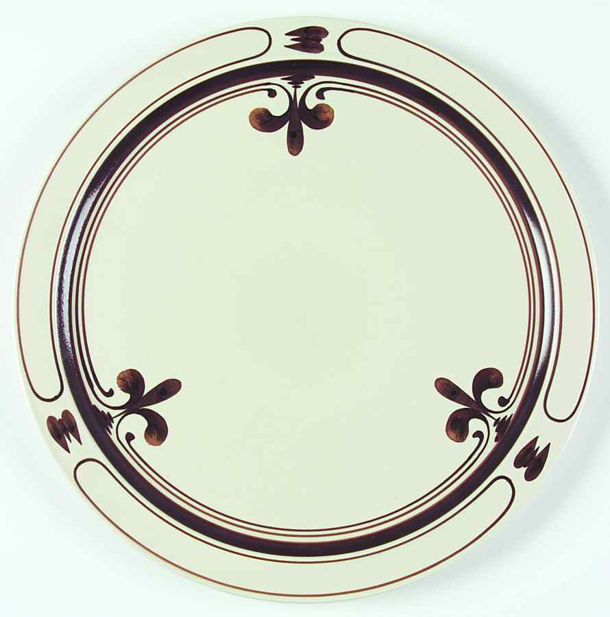Siena Brown 12" Chop Plate (Round Platter) by Rosenthal - Continental-1