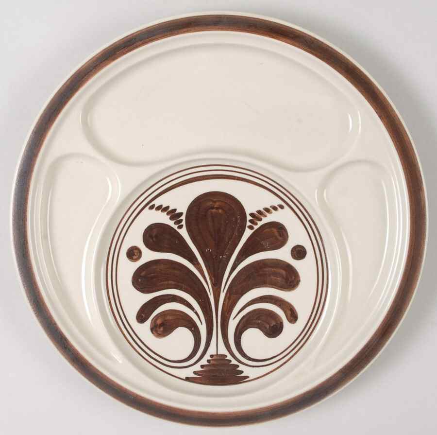 Siena Brown Fondue Plate by Rosenthal - Continental-1