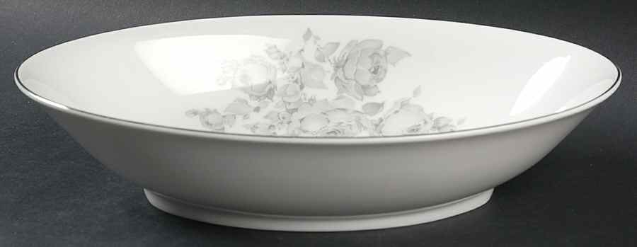 Silver Glow 10" Oval Vegetable Bowl by Rosenthal - Continental-1