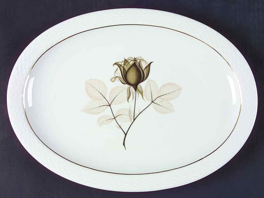 Silhouette 13" Oval Serving Platter by Rosenthal - Continental-1