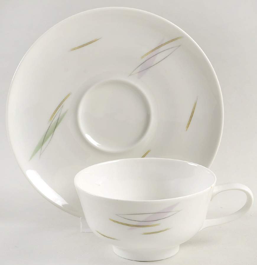 Silvana Footed Cup & Saucer Set by Rosenthal - Continental-1