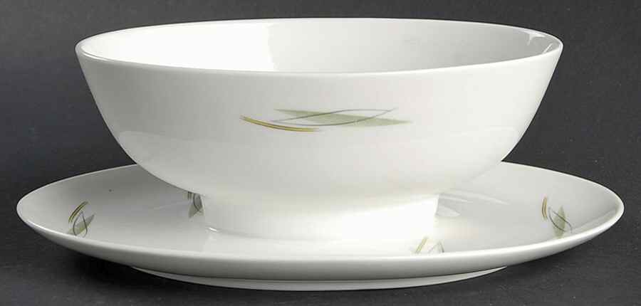 Silvana Gravy Boat with Attached Underplate by Rosenthal - Continental-1
