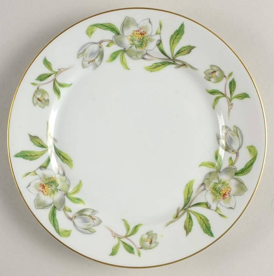 Snow Rose Salad Plate by Rosenthal - Continental-1