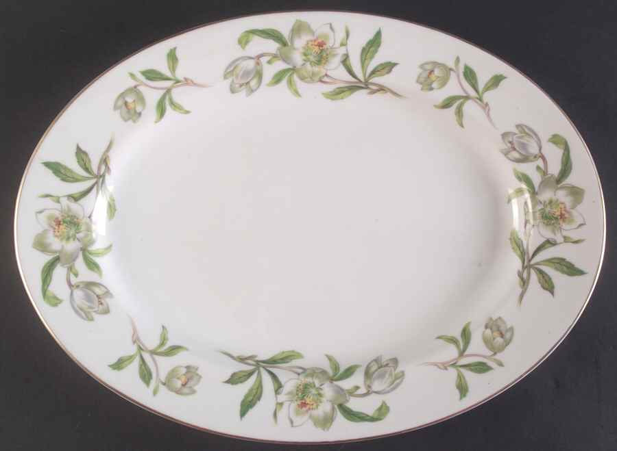 Snow Rose 15" Oval Serving Platter by Rosenthal - Continental-1