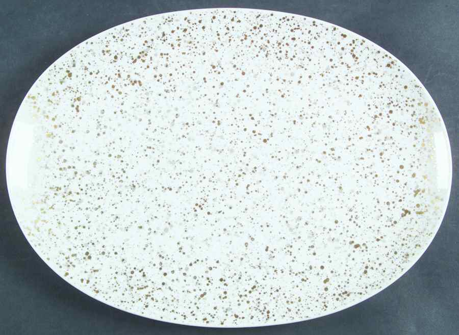 Spatter 13" Oval Serving Platter by Rosenthal - Continental-1