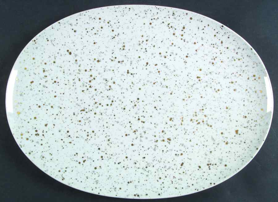 Spatter 15" Oval Serving Platter by Rosenthal - Continental-1