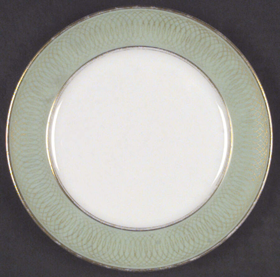 Spencerian Celadon Green Salad Plate by Rosenthal - Continental-1