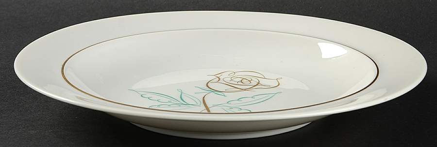 Spencer Rose Large Rim Soup Bowl by Rosenthal - Continental-1