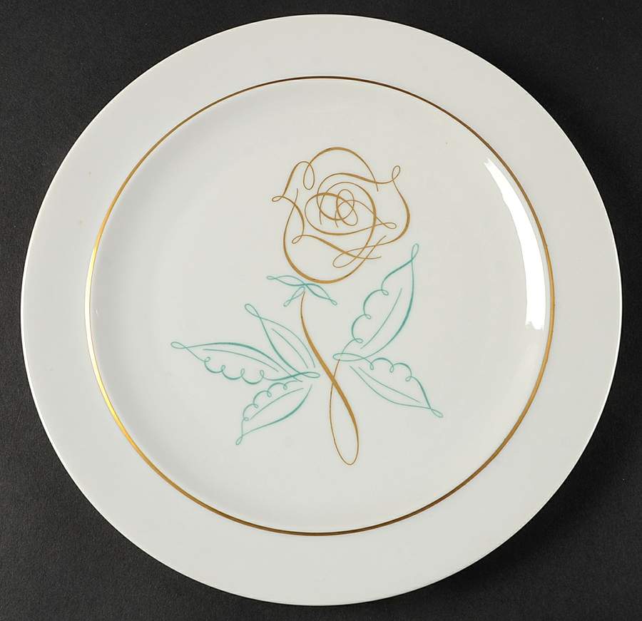 Spencer Rose Luncheon Plate by Rosenthal - Continental-1
