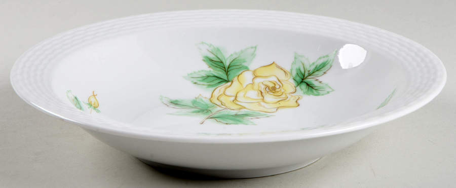 Springtime (Yellow Rose) Rim Soup Bowl by Rosenthal - Continental-1