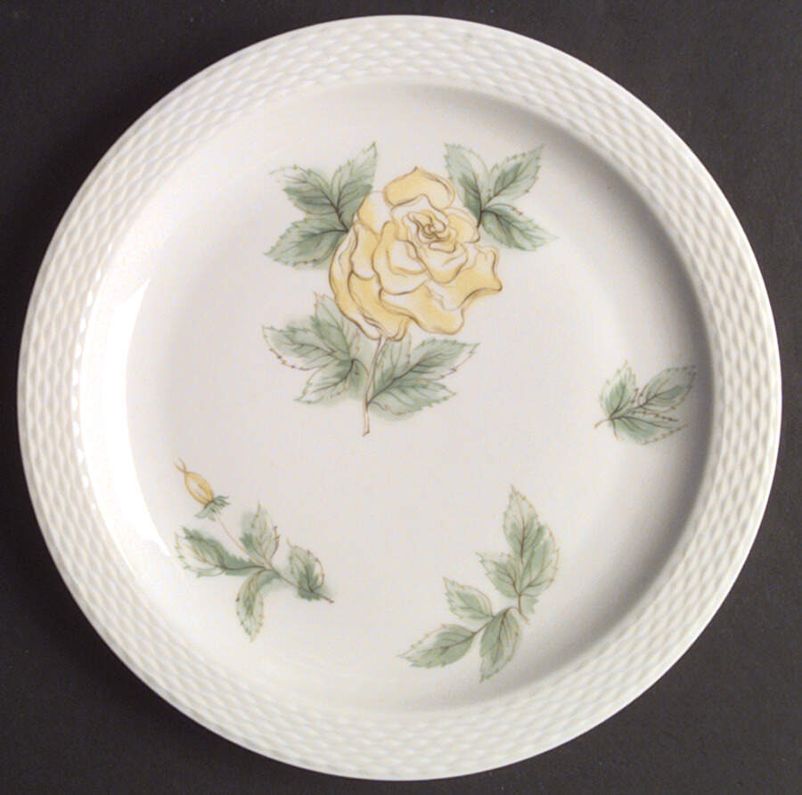 Springtime (Yellow Rose) Dinner Plate by Rosenthal - Continental-1